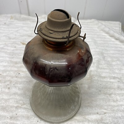 #ad Lantern Kerosene Chimney Included Vintage Collectible 6quot;X6quot;X11quot; $33.60