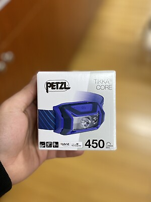 #ad Petzl Tikka Core 450 Lumen USB Rechargeable Headlamp Blue *NEW* $42.74