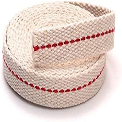#ad 1 Inch Flat Cotton Wick Roll for Paraffin Oil Lanterns Lamps with Stitch 33ft $33.88