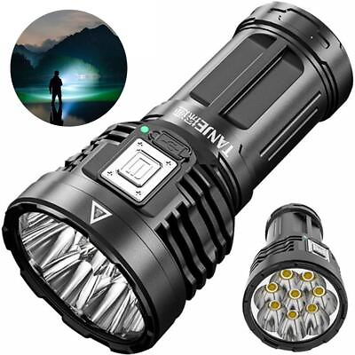 #ad High Powered Super Bright Flashlight LED Rechargeable Torch Lamps $8.43