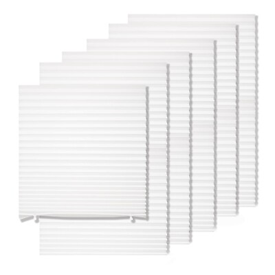 #ad MYshade 6 Pack Temporary Light Filtering Paper Shades for WindowsPaper Pleat... $73.23