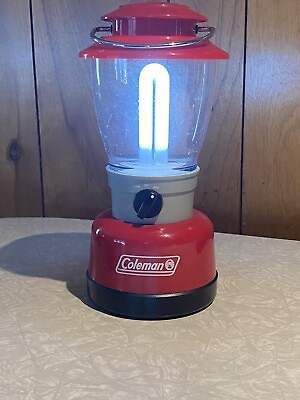 #ad Coleman Classic Family Battery Powered Model 5328 Camping Lantern 10” $13.01