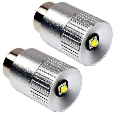 #ad 2 Pack HQRP Ultra Bright 300Lm High Power 3W LED Bulb for Maglite 2D 3D 2C 3C $23.95