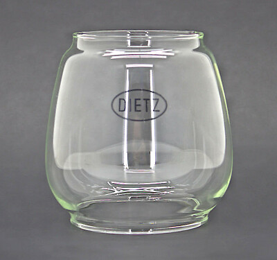#ad Dietz No. 8 Air Pilot Clear Glass Lantern Replacement Globe $32.95