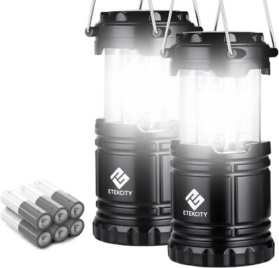 #ad Lantern Camping Tent Lights Led Lantern for Power Outages Emergency 2 Pack $21.50