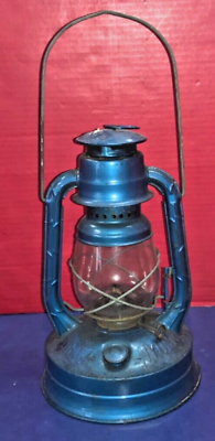 #ad Vintage Dietz Blue Kerosene Lamp Lantern Little Wizard No. 1 $50.00