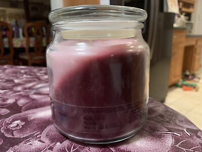 #ad Mainstays Triple Scented Candle Black Cherry Plumberry Wild Berries amp; Cream Rare $22.39
