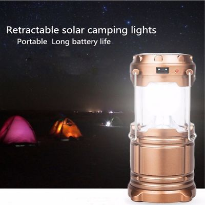 #ad Solar Rechargeable LED Flashlight Power Camping Tent Light Torch Lantern Lamp us $10.83