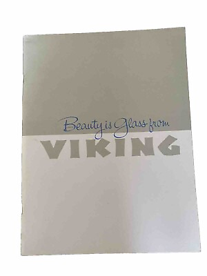 #ad 1967 Viking Glass Catalog Book New Martinsville Beauty is Glass from Viking $11.11