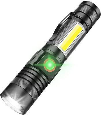 #ad LED Tactical Flashlight Magnetic Flashlight 1000 Lumens Super Bright Flash Lig $25.99