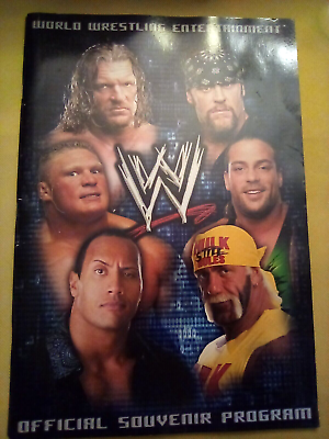 #ad wwe collectibles3 Official Programs show Script $55.00