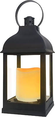 #ad Decorative Candle Lanterns Flameless Battery Operated 10#x27;#x27; Indoor Outdoor Hangi $17.54