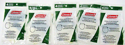 #ad Lot Of 5 Coleman String Tie Lantern Mantle #21 5 Bags Of 4 Mantles $32.99