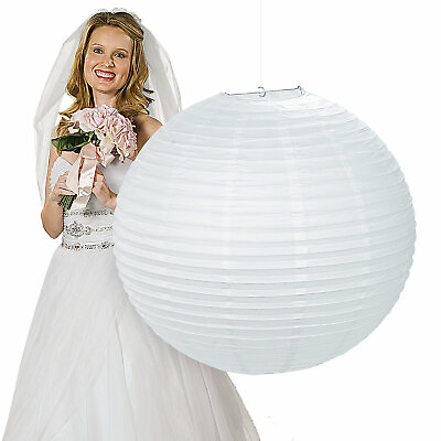 #ad Jumbo White Hanging Party Lantern Wedding Supplies Party Decor 1 Piece 30quot; $22.37