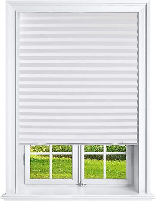 #ad Pleated Window Paper Shades Light Filtering Blinds White 36quot; x 69quot; Pack of 6 $28.15