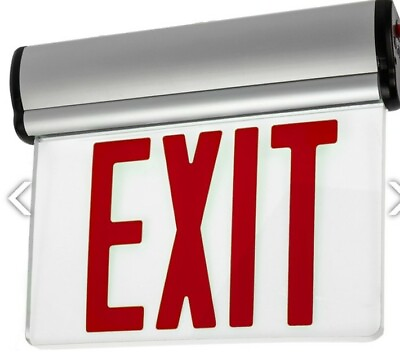 #ad #ad Utilitech LED Exit Sign Clear Face Aluminum Base Wall or Ceiling Mount 144531 $39.90