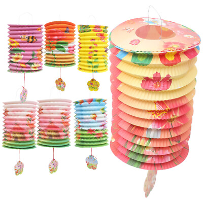 #ad #ad Multicolor Paper Lanterns with Flowers for Party Decor $18.59