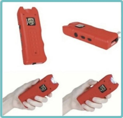 #ad #ad ALARM POLICE Women Safety Personal RECHARGEABLE LED FLASHLIGHT Stun Gun 80M RED $25.78